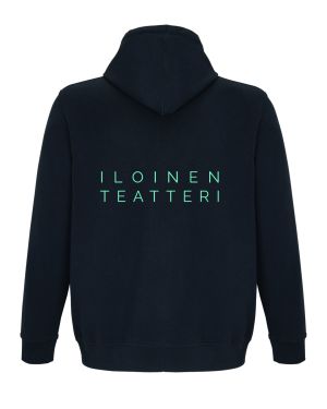 Vetoketjullinen huppari logolla