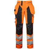 PROJOB 6519 naisten reisitaskuhousut EN ISO 20471 luokka 2 646519