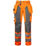 PROJOB 6519 naisten reisitaskuhousut EN ISO 20471 luokka 2 646519