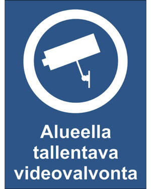 Alueella tallentava videovalvonta